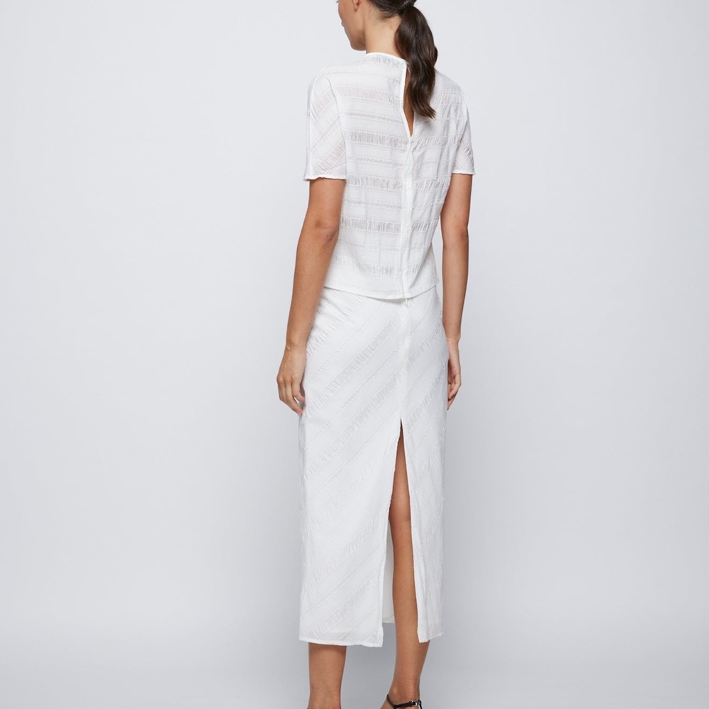 ANNA QUAN silk cotton Paulina skirt in Trifle size AU14 US12